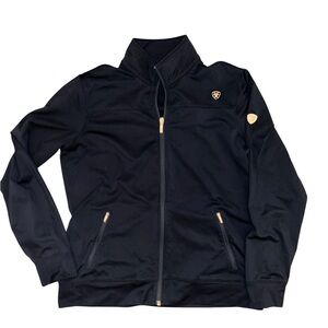 Ariat Tek Cold Series Dark Blue Half Zip Sweater Size Large